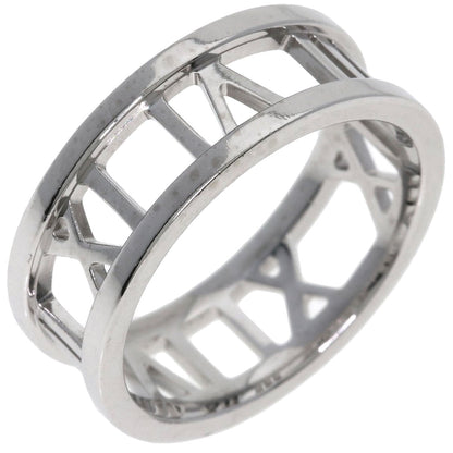 TIFFANY&Co. open atlas Ring K18 White Gold Ladies [Used]