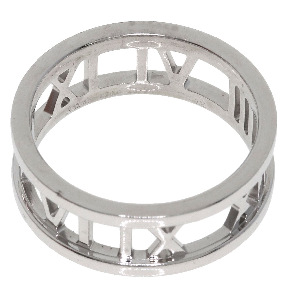 TIFFANY&Co. open atlas Ring K18 White Gold Ladies [Used]