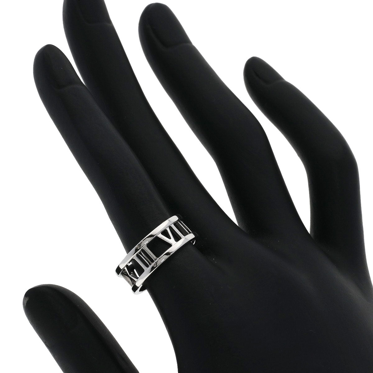 TIFFANY&Co. open atlas Ring K18 White Gold Ladies [Used]