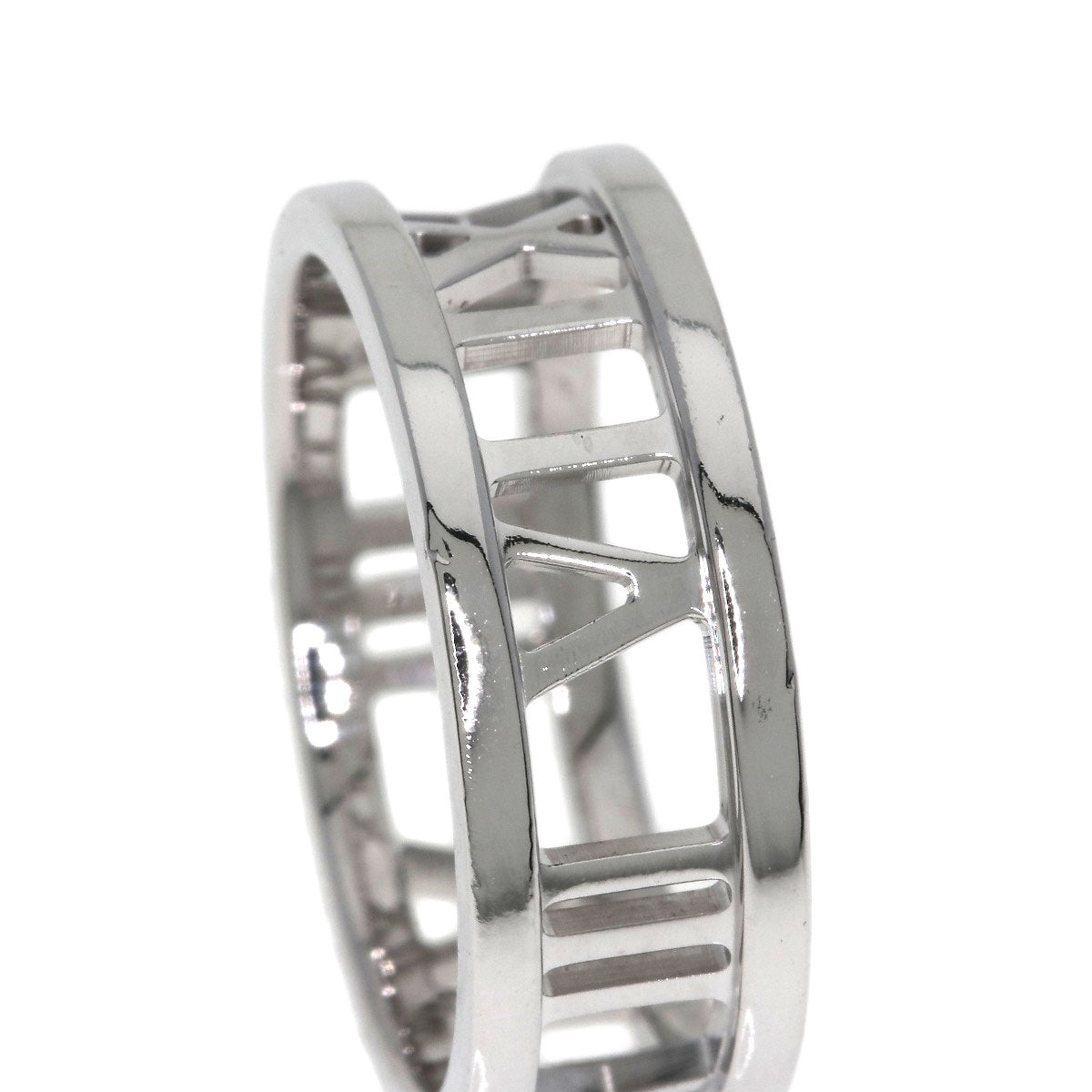 TIFFANY&Co. open atlas Ring K18 White Gold Ladies [Used]
