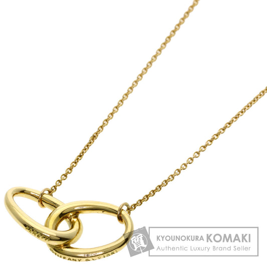 TIFFANY&Co. Double loop Necklace K18 Yellow Gold Ladies [Used]
