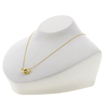 TIFFANY&Co. Double loop Necklace K18 Yellow Gold Ladies [Used]
