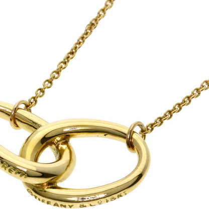 TIFFANY&Co. Double loop Necklace K18 Yellow Gold Ladies [Used]