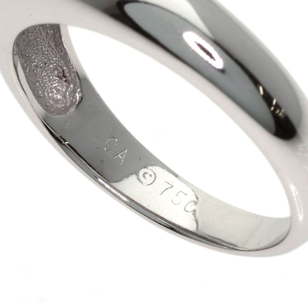 Van Cleef & Arpels wedding Ring K18 White Gold Ladies [Used]