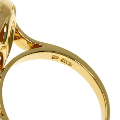 MIKIMOTO Mabe Pearl Pearl Ring K18 Yellow Gold Ladies [Used]