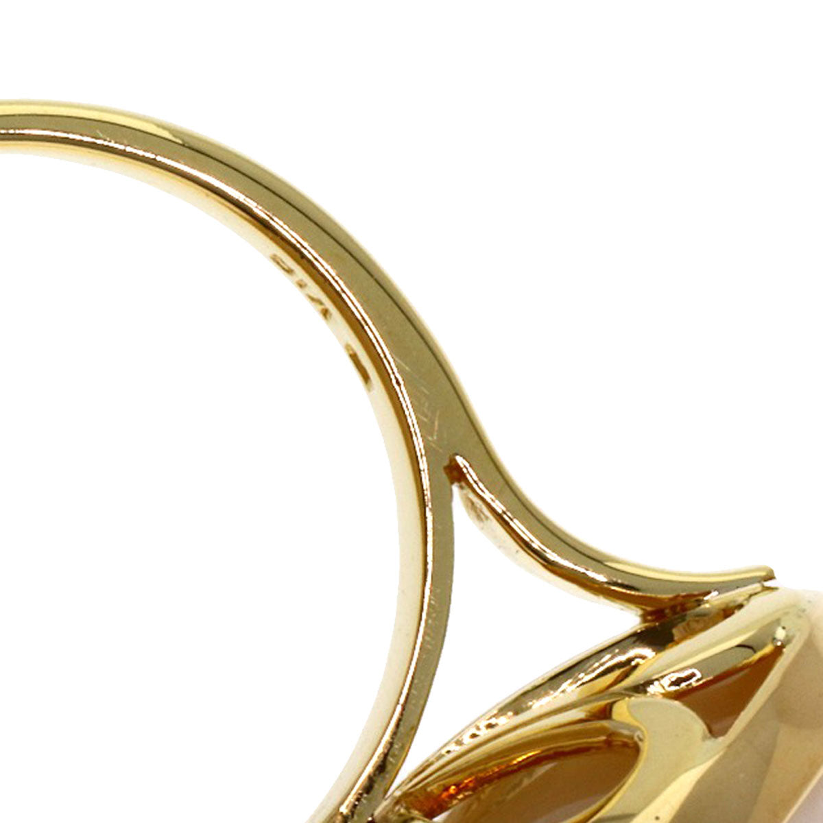 MIKIMOTO Mabe Pearl Pearl Ring K18 Yellow Gold Ladies [Used]