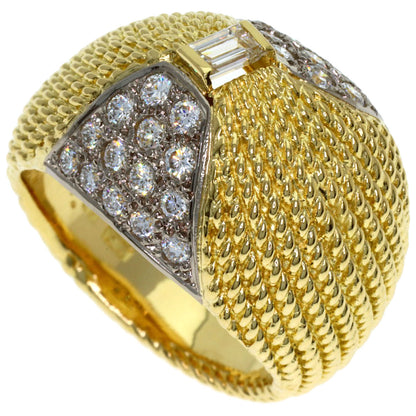 MIKIMOTO Diamond Ring K18 Yellow Gold K14 Yellow GoldLadies [Used]