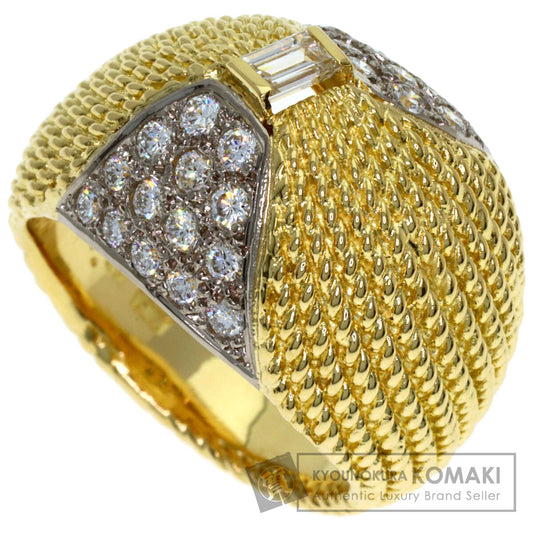 MIKIMOTO Diamond Ring K18 Yellow Gold K14 Yellow GoldLadies [Used]