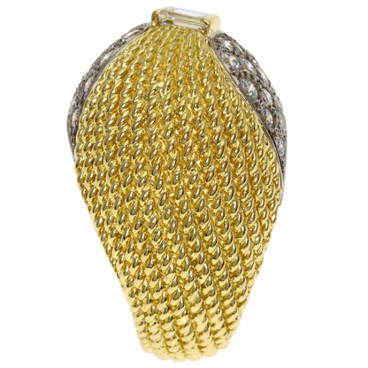 MIKIMOTO Diamond Ring K18 Yellow Gold K14 Yellow GoldLadies [Used]