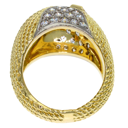 MIKIMOTO Diamond Ring K18 Yellow Gold K14 Yellow GoldLadies [Used]