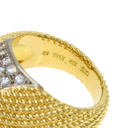 MIKIMOTO Diamond Ring K18 Yellow Gold K14 Yellow GoldLadies [Used]