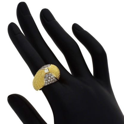MIKIMOTO Diamond Ring K18 Yellow Gold K14 Yellow GoldLadies [Used]