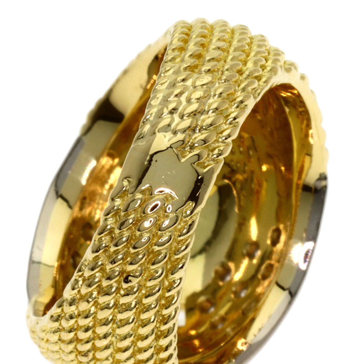 MIKIMOTO Diamond Ring K18 Yellow Gold K14 Yellow GoldLadies [Used]
