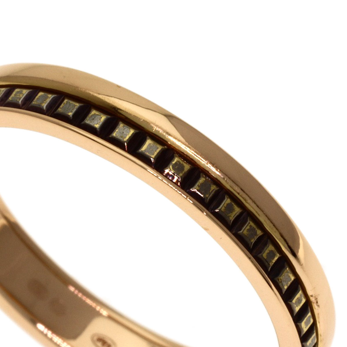 Boucheron Quatre Classic Small # 64 Ring K18 Pink Gold Ladies [Used]