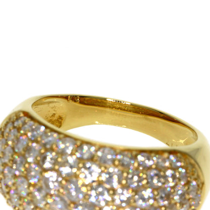 4.117ct Diamond Ring K18 Yellow Gold 7.6g　Ladies
