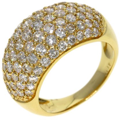 4.117ct Diamond Ring K18 Yellow Gold 7.6g　Ladies