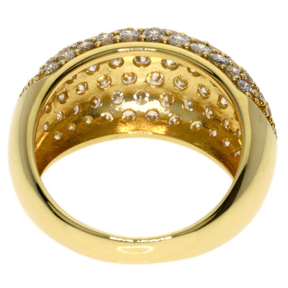 4.117ct Diamond Ring K18 Yellow Gold 7.6g　Ladies