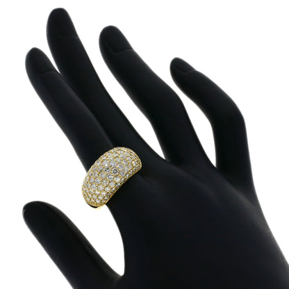 4.117ct Diamond Ring K18 Yellow Gold 7.6g　Ladies