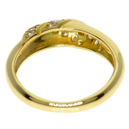 CHRISTIAN DIOR Diamond Ring K18 Yellow Gold Ladies [Used]