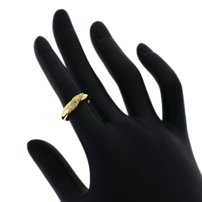 CHRISTIAN DIOR Diamond Ring K18 Yellow Gold Ladies [Used]