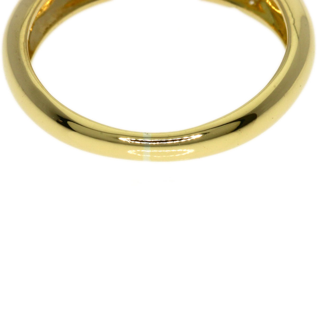 CHRISTIAN DIOR Diamond Ring K18 Yellow Gold Ladies [Used]
