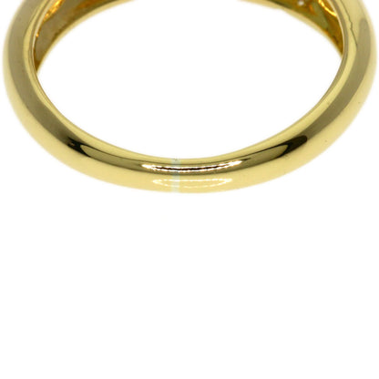 CHRISTIAN DIOR Diamond Ring K18 Yellow Gold Ladies [Used]