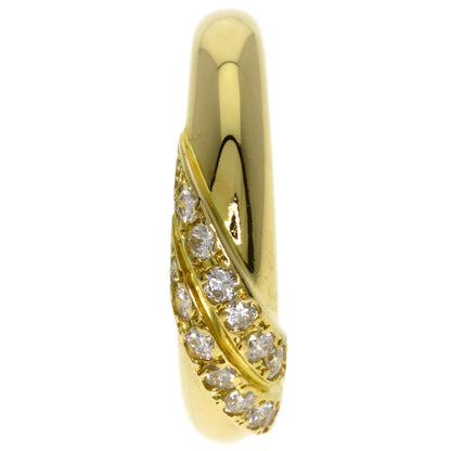 CHRISTIAN DIOR Diamond Ring K18 Yellow Gold Ladies [Used]