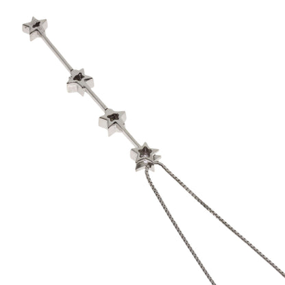 TASAKI Star motif Diamond Necklace K18 White Gold Ladies [Used]