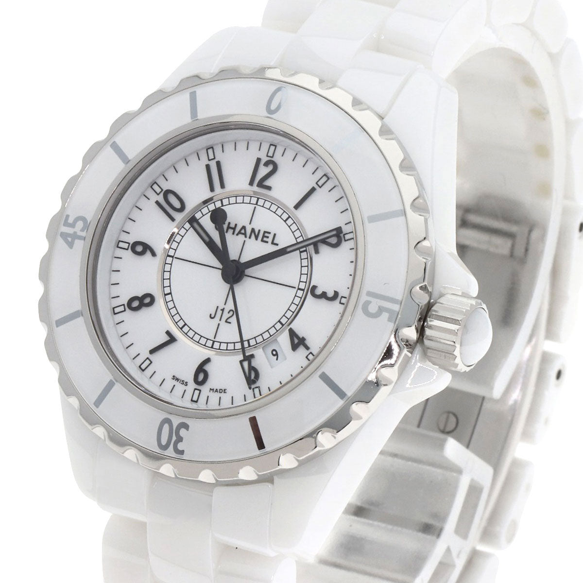 シャネル H0968 J12 33mm 腕時計 セラミック/セラミック レディース 【中古】【CHANEL】
