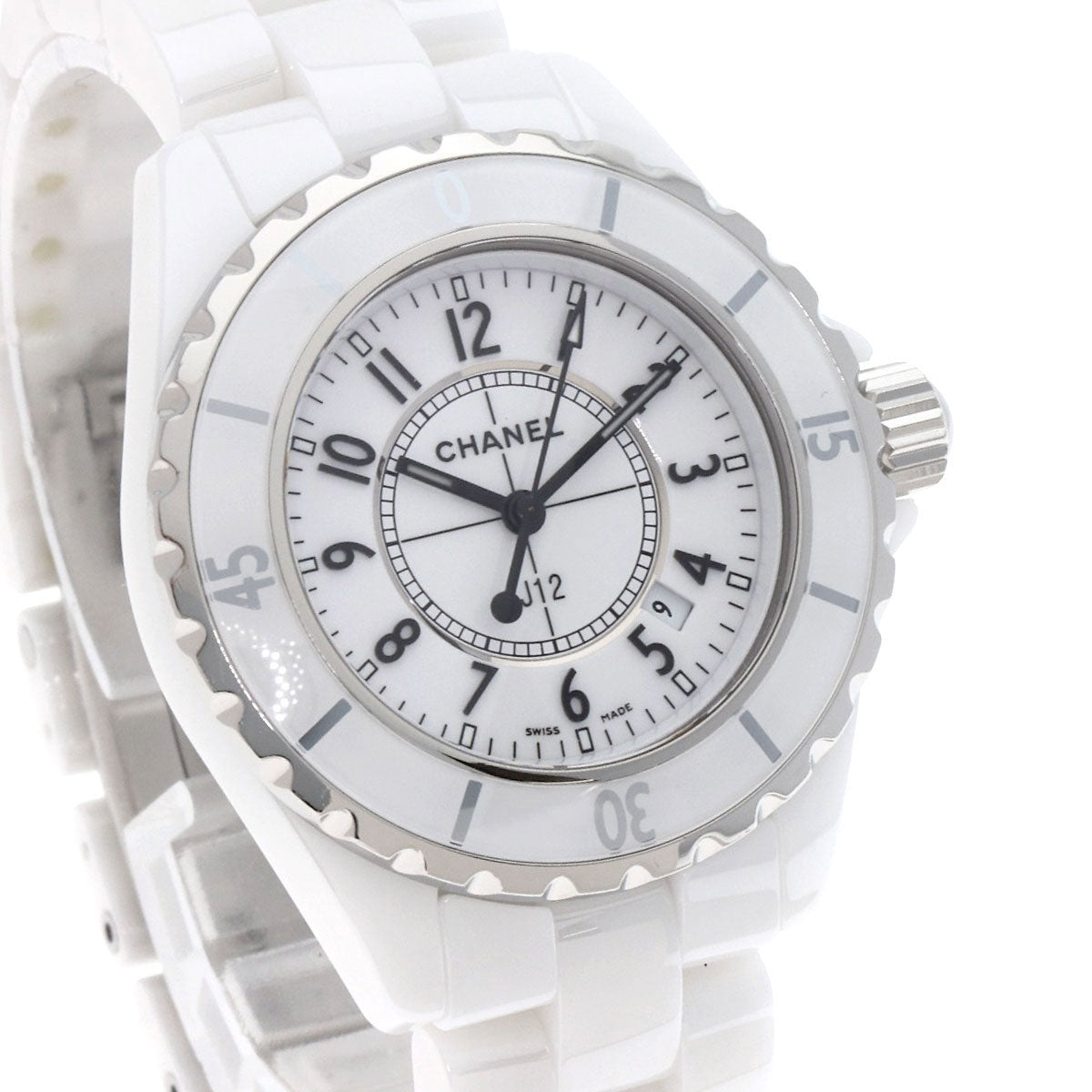 シャネル H0968 J12 33mm 腕時計 セラミック/セラミック レディース 【中古】【CHANEL】