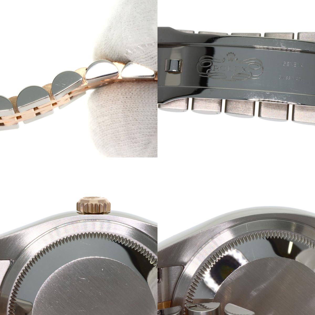 ROLEX DATEJUST 10P Diamond Watches 116231G Stainless Steel/SSxK18PG mens