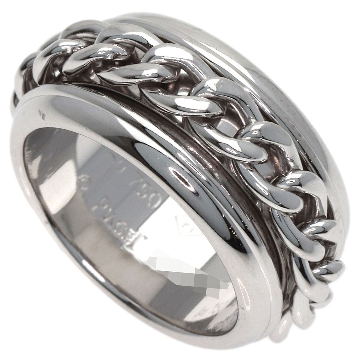 PIAGET possession Chain #54 Ring K18 White Gold Ladies [Used]