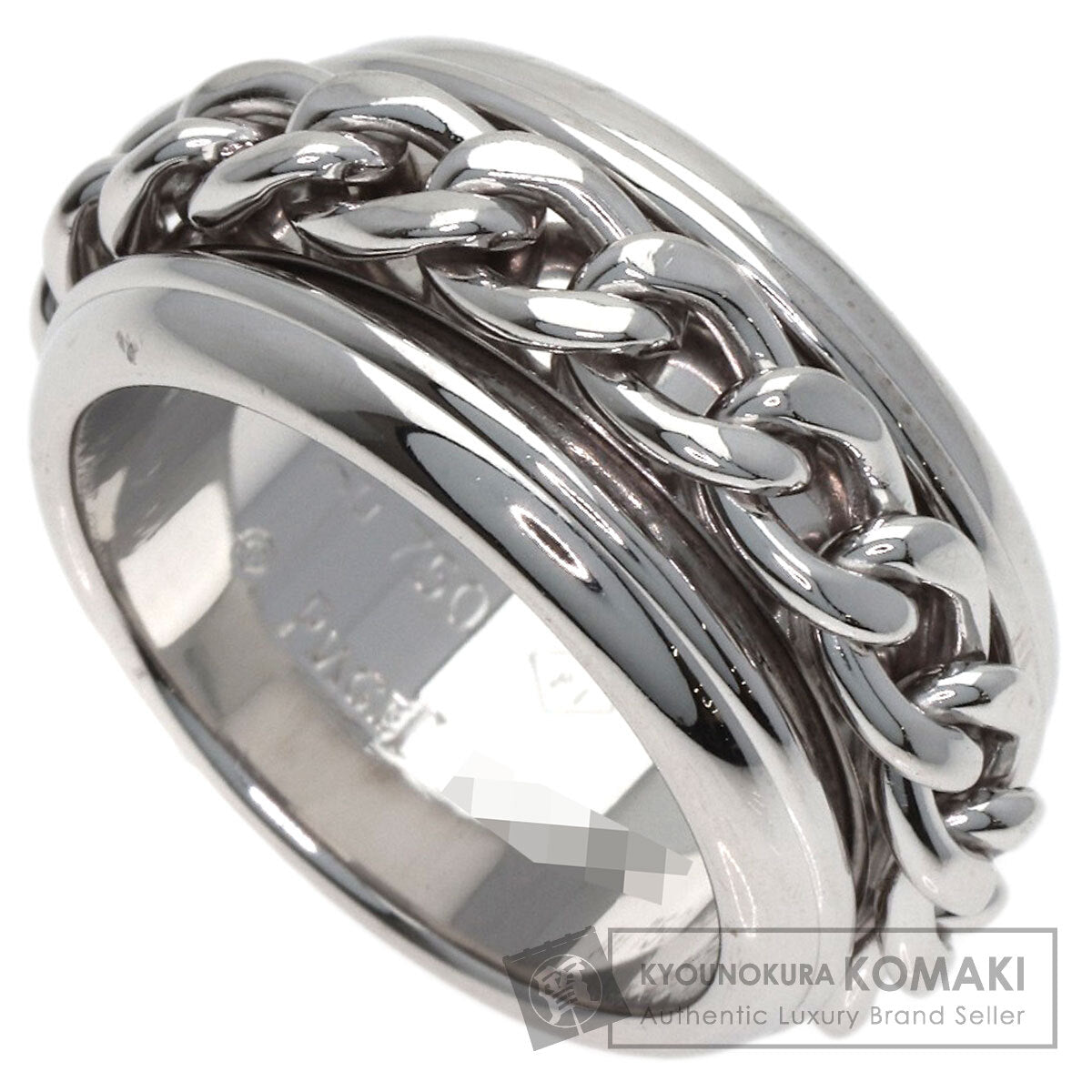 PIAGET possession Chain #54 Ring K18 White Gold Ladies [Used]