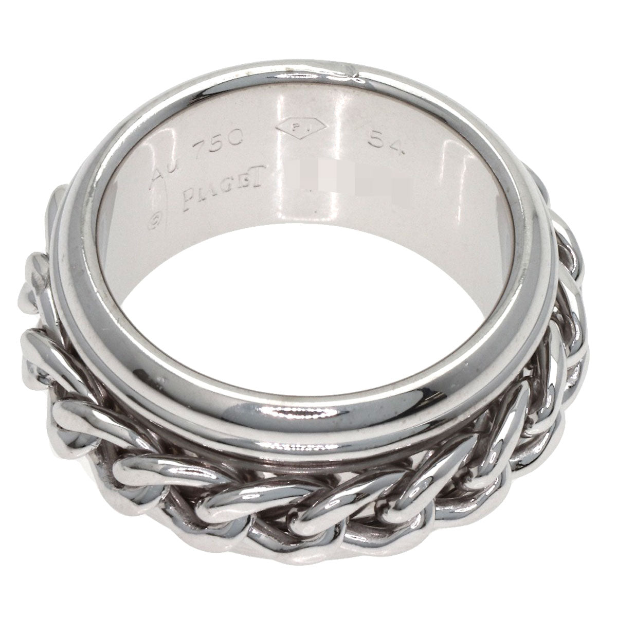 PIAGET possession Chain #54 Ring K18 White Gold Ladies [Used]