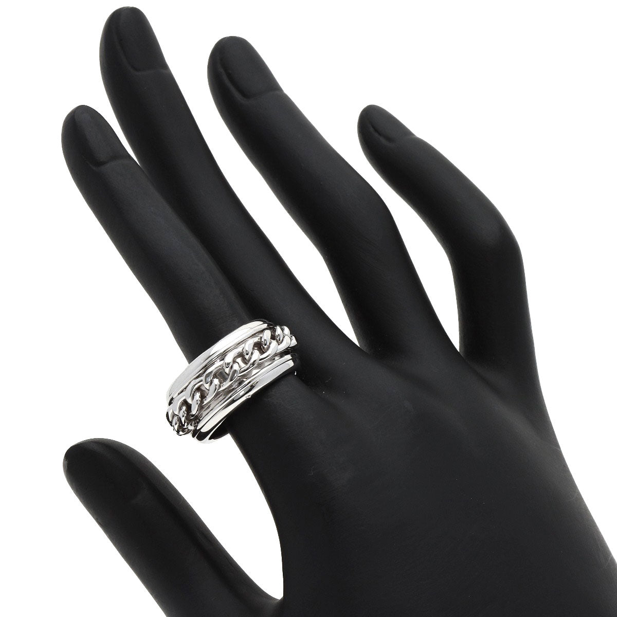 PIAGET possession Chain #54 Ring K18 White Gold Ladies [Used]