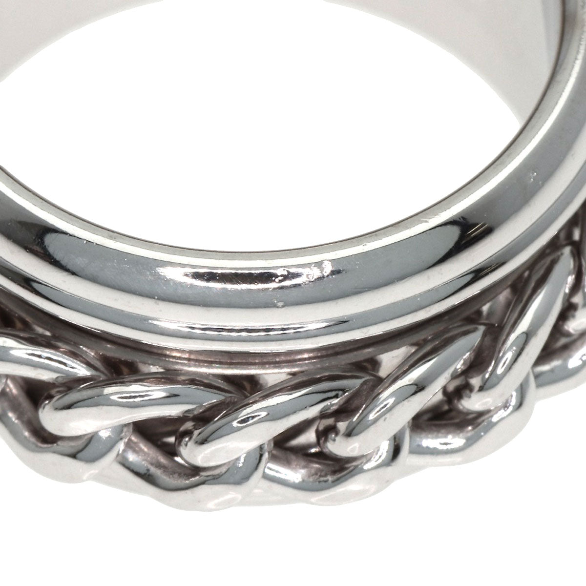 PIAGET possession Chain #54 Ring K18 White Gold Ladies [Used]