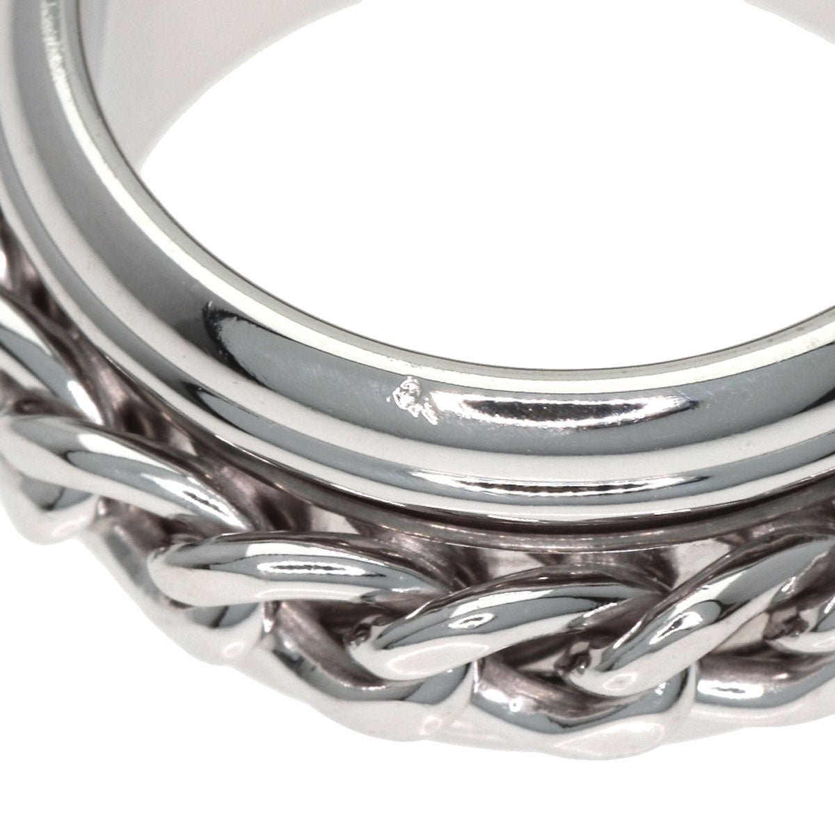 PIAGET possession Chain #54 Ring K18 White Gold Ladies [Used]