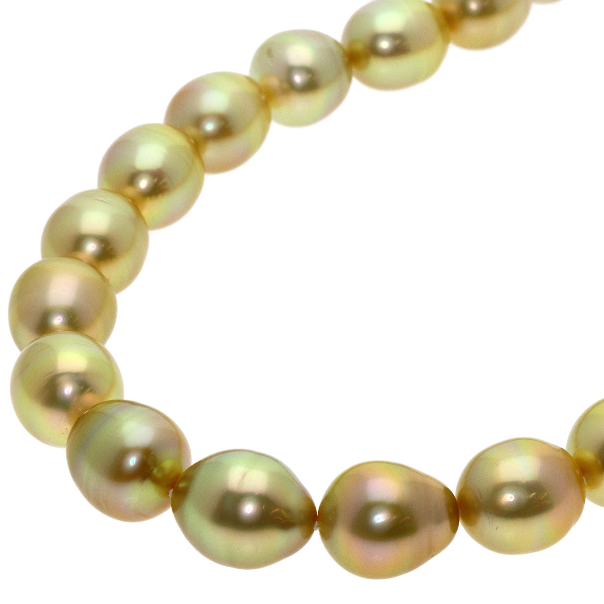 TASAKI Golden Pearl Pearl Baroque Pearl Necklace K18 Yellow Gold Ladies [Used]