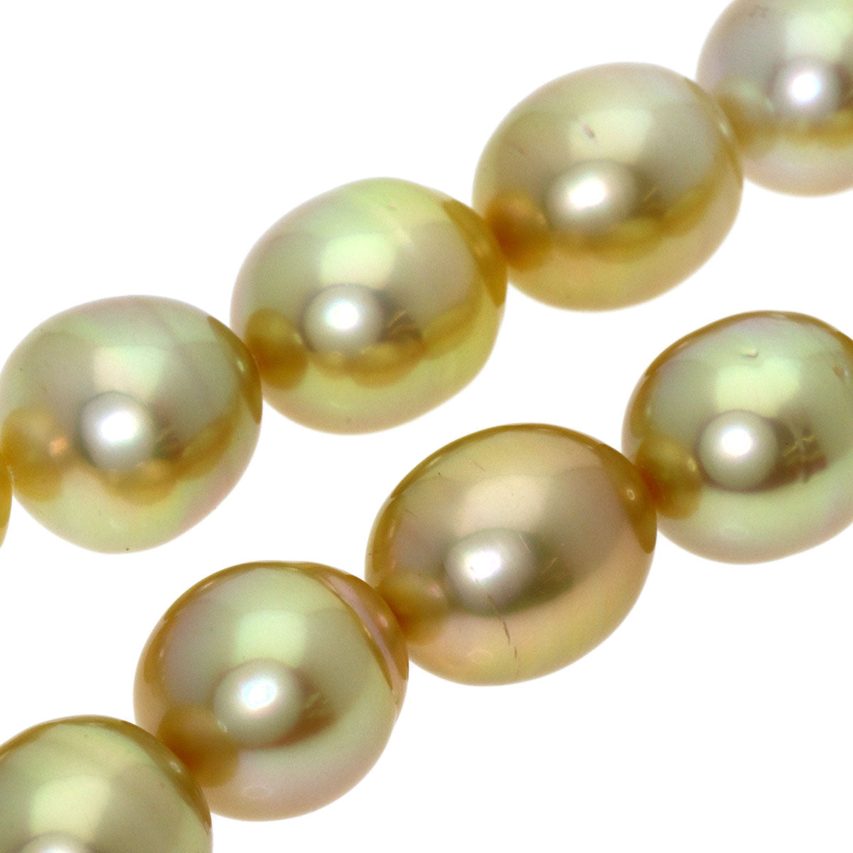 TASAKI Golden Pearl Pearl Baroque Pearl Necklace K18 Yellow Gold Ladies [Used]