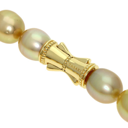 TASAKI Golden Pearl Pearl Baroque Pearl Necklace K18 Yellow Gold Ladies [Used]