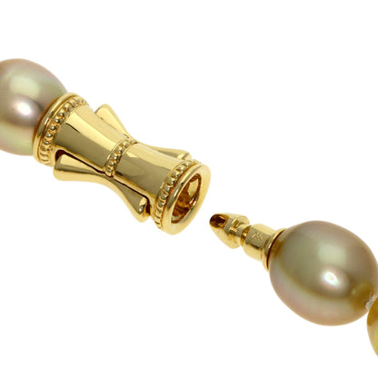 TASAKI Golden Pearl Pearl Baroque Pearl Necklace K18 Yellow Gold Ladies [Used]