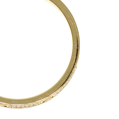 CARTIER mini love ring pave diamond #49 Ring K18 Yellow Gold Ladies [Used]
