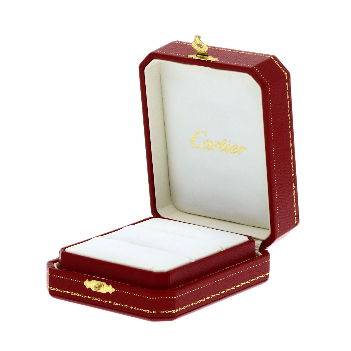 CARTIER mini love ring pave diamond #49 Ring K18 Yellow Gold Ladies [Used]