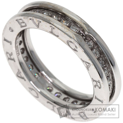 BVLGARI B.zero1 1-band Diamond XS #50 Ring K18 White Gold Ladies [Used]