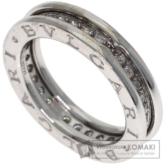 BVLGARI B.zero1 1-band Diamond XS #50 Ring K18 White Gold Ladies [Used]
