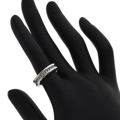 BVLGARI B.zero1 1-band Diamond XS #50 Ring K18 White Gold Ladies [Used]