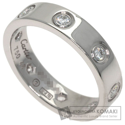 カルティエ ミニラブリング フルダイヤモンド#46 リング・指輪 K18ホワイトゴールド レディース 【中古】【CARTIER】