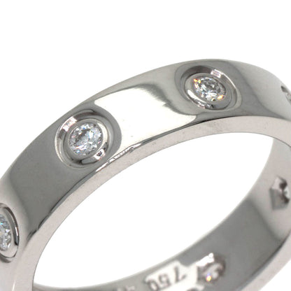 カルティエ ミニラブリング フルダイヤモンド#46 リング・指輪 K18ホワイトゴールド レディース 【中古】【CARTIER】