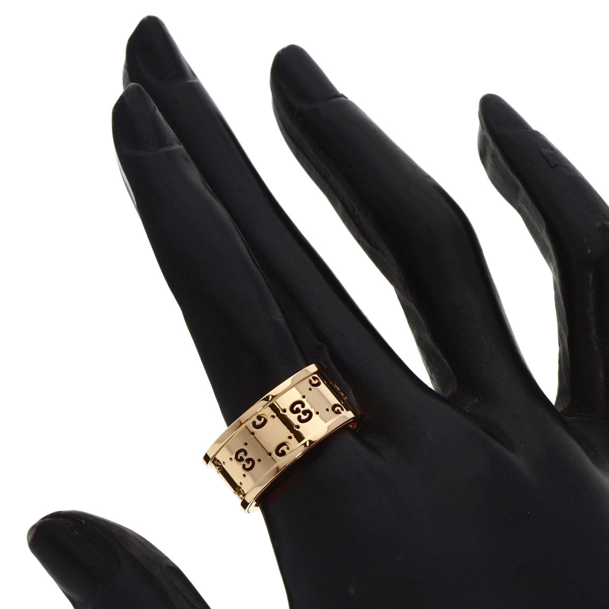 GUCCI Icon Twirl #16 Ring K18 Pink Gold Ladies [Used]