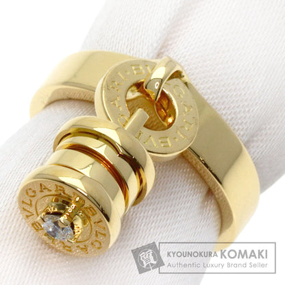 BVLGARI Element 1P Diamond Ring K18 Yellow Gold Ladies [Used]